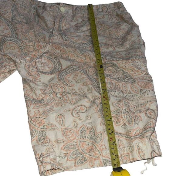 Caribbean Joe‎ Botanical Paisley Print Bermuda Shorts - Size 14 - Picture 6 of 8